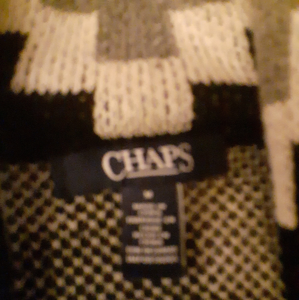 Chaps Button Down Top M - image 2